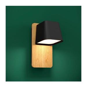 Eglo 390009 - Nástenné svietidlo RUSCIO 1xE27/40W/230V čierna/hnedá 390009 vyobraziť