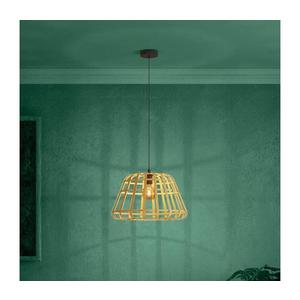 Eglo 390151 - Luster na lanku MONTEZUELO 1xE27/40W/230V pr. 50 cm bambus 390151 vyobraziť