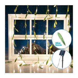 B.V. - LED Solárna reťaz 70xLED/4x1m IP65 teplá biela olive B1020137D vyobraziť