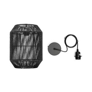 B.V. - Luster na lanku 1xE27/60W/230V čierna B10303C3C vyobraziť