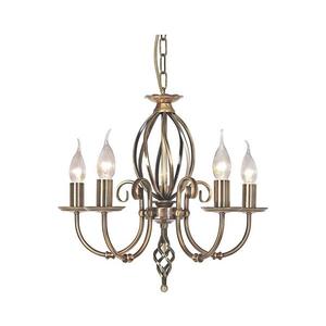 Elstead ART5-AGD-BRASS - Luster na reťazi ARTISAN 5xE14/60W/230V ART5-AGD-BRASS vyobraziť