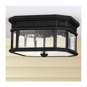 Elstead Feiss FE-COTSLN-F-BK-Vonkajšie stropné svietidlo COTSWOLD LANE 2xE27/60W/230V IP44 FE-COTSLN-F-BK vyobraziť