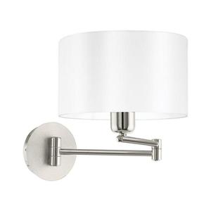 Eglo 33269 - Nástenné svietidlo PASTERI 1xE27/60W/230V matný chróm/biela 33269 vyobraziť