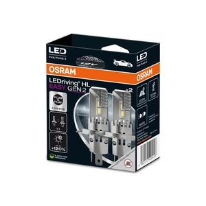 SADA 2x LED Autožiarovka LEDriving H4/H19 P43t/PU43T-3/25W/12V 6500K - Osram 64193DWESY2-2HB vyobraziť
