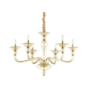 Ideal Lux - Luster na reťazi DANIELI 6xE14/40W/230V pr. 85 cm mosadz 159942 vyobraziť