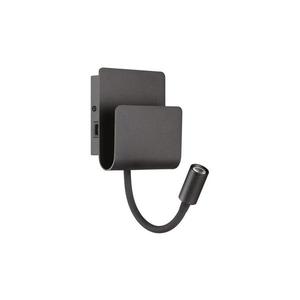 Ideal Lux - LED Nástenné bodové svietidlo PROBE LED/9, 5W/230V USB CRI 90 čierna 237930 vyobraziť