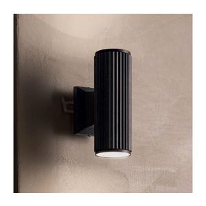 Ideal Lux - Vonkajšie nástenné svietidlo BASE 2xGU10/28W/230V IP44 čierna 129433 vyobraziť