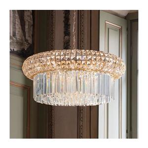 Ideal Lux - Krištáľový luster na reťazi NABUCCO 16xE14/40W/230V pr. 70 cm zlatá 237800 vyobraziť