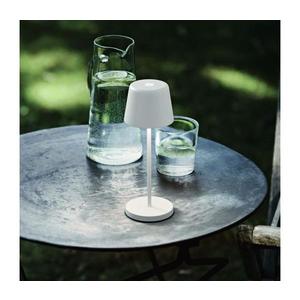 Ideal Lux - LED stmievateľná dotyková stolná lampa CUTE LED/2, 5W/3, 7V IP65 biela 346892 vyobraziť