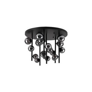 Ideal Lux - LED Luster na tyči PERLAGE 18xG9/3W/230V pr. 70 cm čierna/dymová 328386 vyobraziť