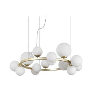 Ideal Lux - LED Luster na lanku PERLAGE 14xG9/3W/230V pr. 85 cm zlatá/biela 283814 vyobraziť