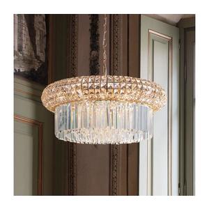 Ideal Lux - Krištáľový luster na reťazi NABUCCO 12xE14/40W/230V pr. 60 cm zlatá 237794 vyobraziť