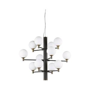 Ideal Lux - LED Luster na lanku COPERNICO 12xG9/3W/230V pr. 71 cm čierna 197319 vyobraziť