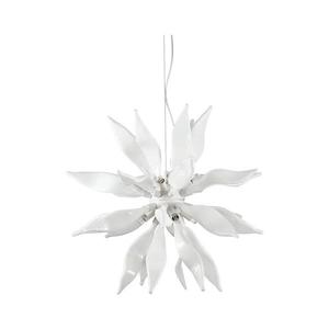 Ideal Lux - LED Luster na lanku LEAVES 8xG9/3W/230V pr. 63 cm biela 111957 vyobraziť