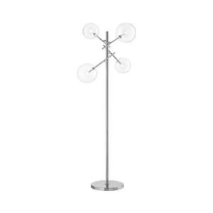 Ideal Lux - LED Stojacia lampa EQUINOXE 4xG4/2W/230V chróm/číra 290959 vyobraziť