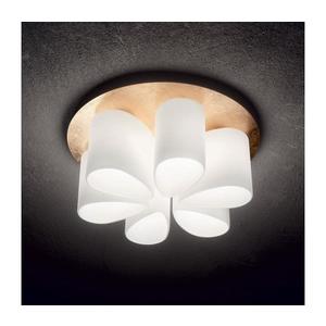 Ideal Lux - Stropné svietidlo DAISY 6xE27/52W/230V pr. 60 cm zlatá/biela 247779 vyobraziť