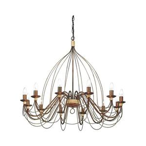 Ideal Lux - Luster na reťazi CORTE 12xE14/40W/230V pr. 95 cm meď 097671 vyobraziť