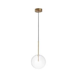 Ideal Lux - LED Luster na lanku EQUINOXE 1xG4/2W/230V pr. 20 cm mosadz/číra 277387 vyobraziť