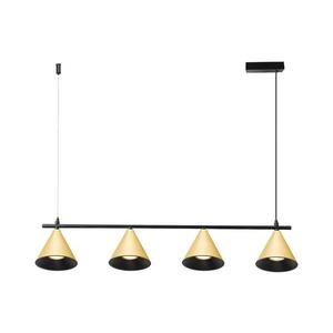 Luster na lanku CONE 4xGU10/10W/230V zlatá/čierna ML1125 vyobraziť