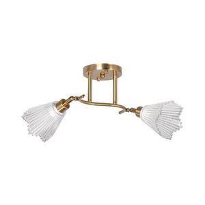 Luster na tyči 2xE14/60W/230V zlatá W-N6578/2 vyobraziť