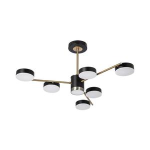 LED Luster na tyči 6xLED/7W/230V + LED/6W 3000-6000K pr. 69 cm zlatá/čierna W-N6369/6 vyobraziť