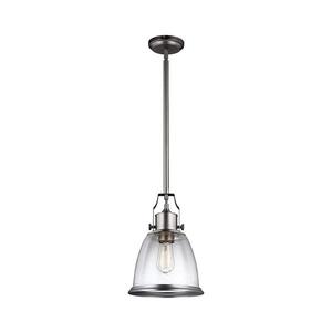 Elstead Feiss FE-HOBSON-P-M-SN - Luster na tyči HOBSON 1xE27/60W/230V strieborná FE-HOBSON-P-M-SN vyobraziť