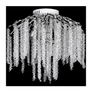 Prisadený luster 6xE14/60W/230V + 3xLED/3W pr. 54 cm lesklý chróm P-E2644/6+3 CH vyobraziť