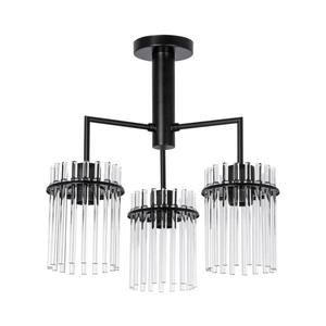 Luster na tyči 3xE27/60W/230V čierna/číra W-CPX1051-3 clean vyobraziť