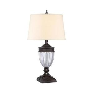 Elstead Quoizel QZ-DENNISON-PB - Stolná lampa DENNISON 1xE27/60W/230V bronzová QZ-DENNISON-PB vyobraziť