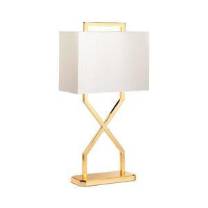 Elstead CROSS-TL-IVORY - Stolná lampa CROSS 1xE27/60W/230V zlatá/biela CROSS-TL-IVORY vyobraziť