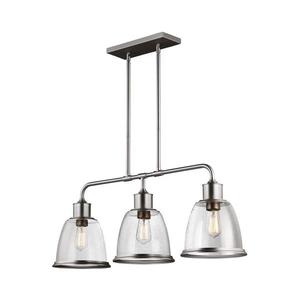 Elstead Feiss FE-HOBSON-3P-SN - Luster na tyči HOBSON 3xE27/60W/230V FE-HOBSON-3P-SN vyobraziť