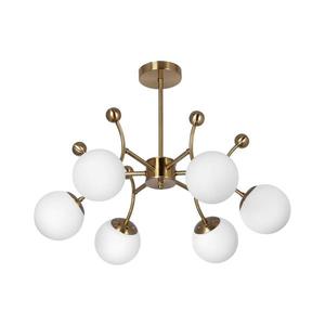 Luster na tyči 6xE27/60W/230V zlatá W-N36357/6 vyobraziť