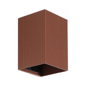 FARO Barcelona FARO 40537 - Nástenné svietidlo SOLE 1xGU10/8W/230V tehlová vrúbkovaná hranatý 40537 vyobraziť