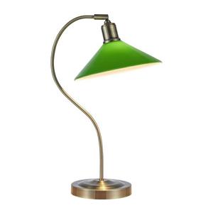 Markslöjd 108864 - Stolná lampa VELA 1xE27/40W/230V mosadz/zelená 108864 vyobraziť