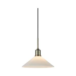 Markslöjd 108867 - Luster na lanku VELA 1xE27/40W/230V mosadz/biela 108867 vyobraziť