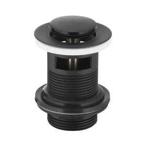 KFA Armatura 660-354-81- Umýv. výpust s prepadom CLICK-CLACK pr. 6, 2 cm m. čierna 660-354-81 vyobraziť