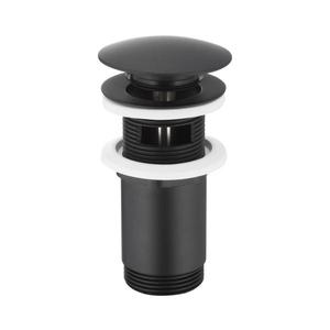 KFA Armatura 660-254-81- Umýv. výpust s prepadom CLICK-CLACK pr. 6, 6 cm m. čierna 660-254-81 vyobraziť