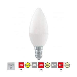 LED Stmievateľná žiarovka C37 E14/6W/230V 3000K - Eglo 54834 54834 vyobraziť