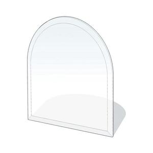 Lienbacher Sklo pod kachle 1100x1000x8 mm poloblúk 21.02.885.2 vyobraziť