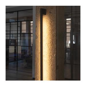 38891 - LED Vonkajšie nástenné svietidlo YALTE LED/8W/230V 3000K IP54 čierna 38891 vyobraziť