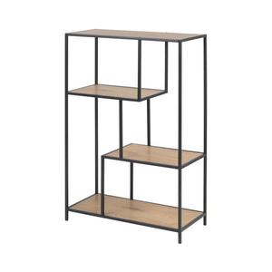 Knižnica SARON dub/čierna 0000074547 vyobraziť