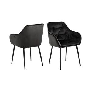 Jedálenská stolička s opierkami AYLIN 1 ks čierna 0000086768 vyobraziť