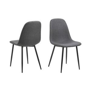 Jedálenská stolička KAIA 1 ks tmavošedá 0000102088 vyobraziť