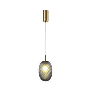 Eurolamp Luster na lanku 1xE14/25W/230V šedá pr. 15 cm 144-24102 vyobraziť