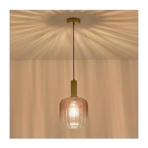 Eurolamp Luster na lanku 1xE27/15W/230V červená/dymová pr. 20 cm 144-24087 vyobraziť