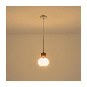 Eurolamp Luster na lanku 1xG9/7W/230V biela/hnedá 144-28524 vyobraziť