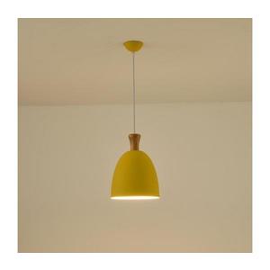 Eurolamp Luster na lanku 1xE27/15W/230V žltá pr. 23 cm 144-24120 vyobraziť
