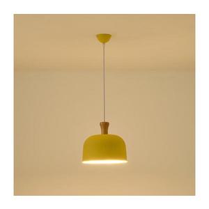 Eurolamp Luster na lanku 1xE27/15W/230V žltá pr. 27 cm 144-24124 vyobraziť