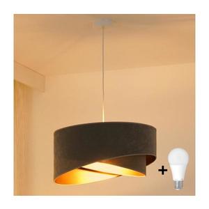 Brilagi - LED Luster na lanku LYRA 1xE27/15W/230V šedá/zlatá 8590828007357 vyobraziť