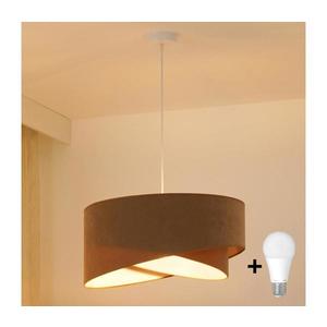 Brilagi - LED Luster na lanku LYRA 1xE27/15W/230V hnedá/biela 8590828007494 vyobraziť